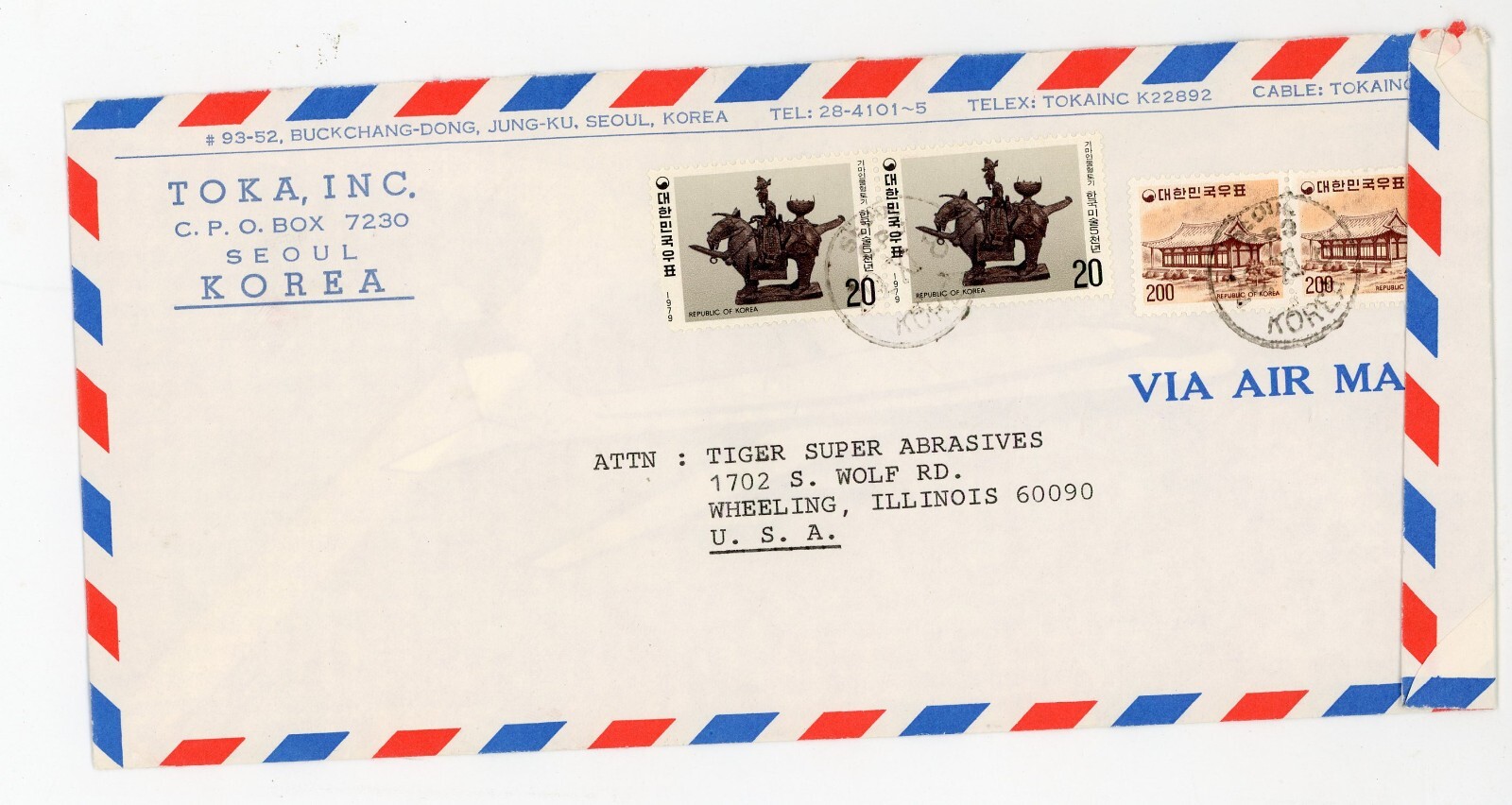 6 Asian Airmail Stamp Covers Japan Korea Thailand Malaysia Vietnam 60s–70s