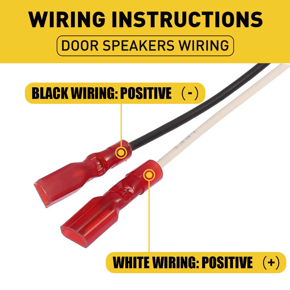 4X Door Speakers Wiring Harness Connector Plug For 2008-2019 Dodge Challenger