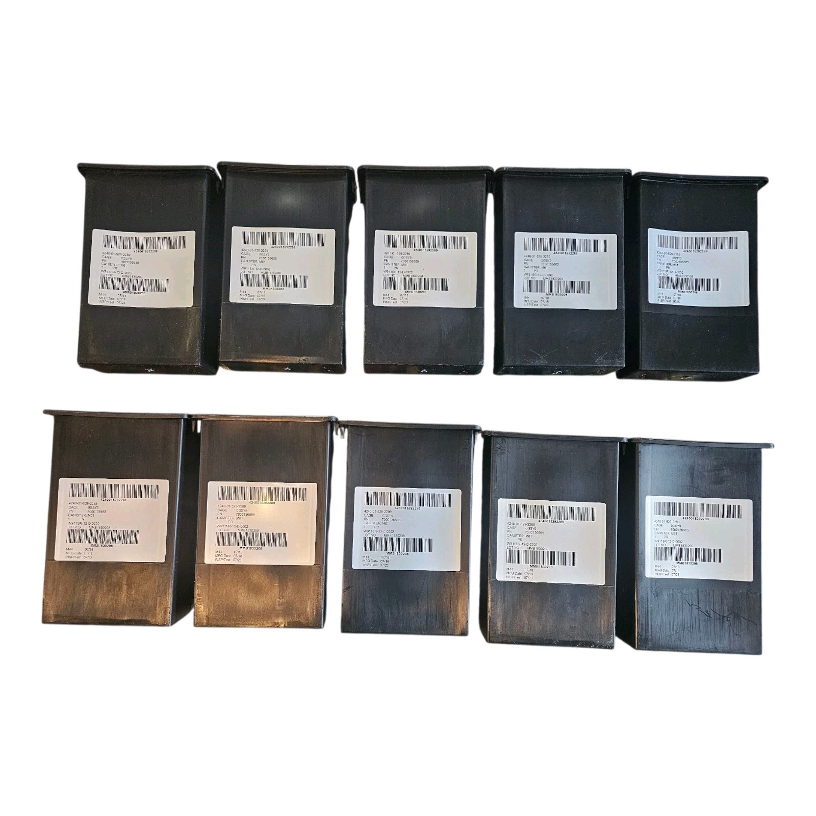 (10 SETS) NEW SEALED Avon M50/M61 Gas Mask Filters 2023 INSPECTION