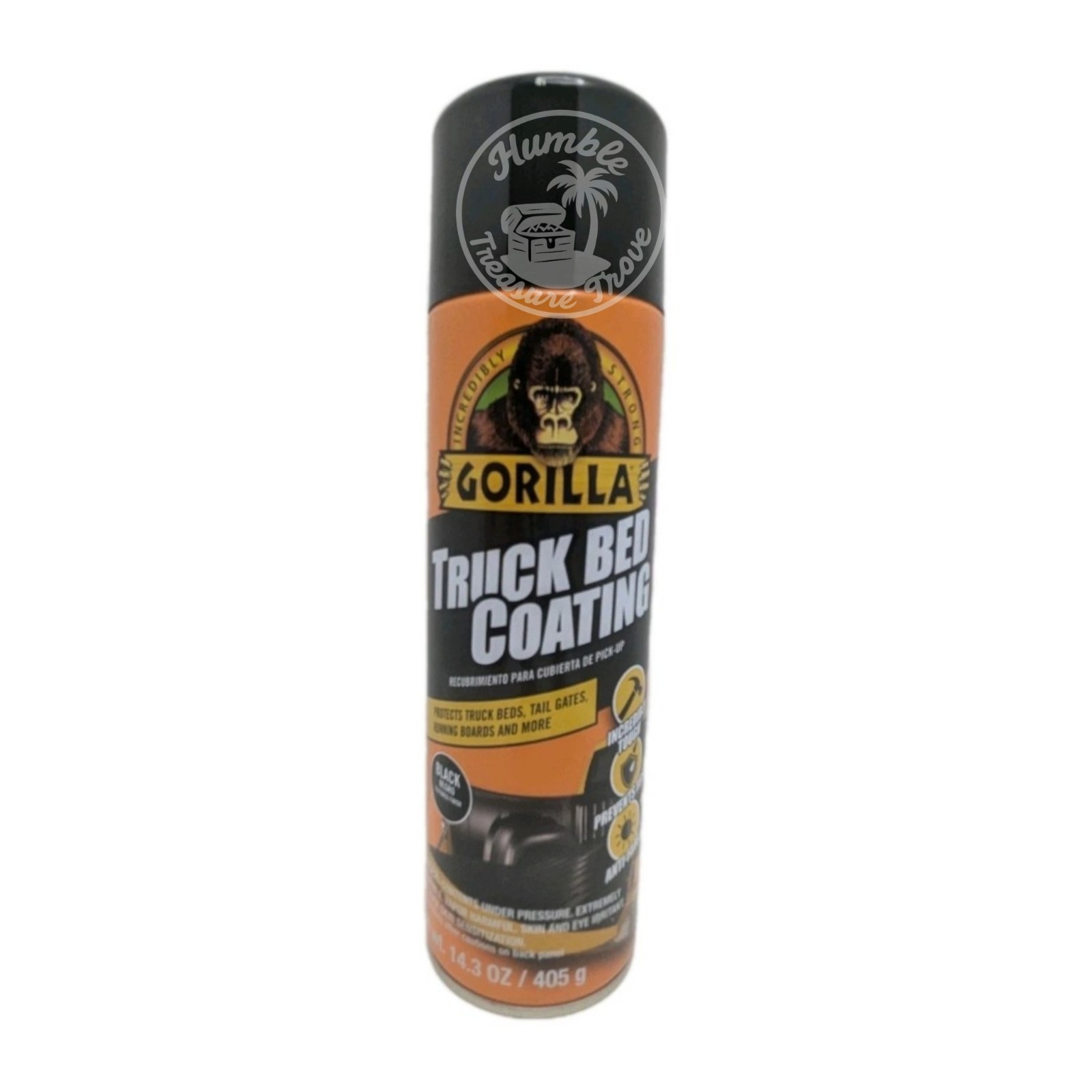 Gorilla Truck Bed Liner Coating 4x 14.3oz Aerosol Spray Case Durable Protection