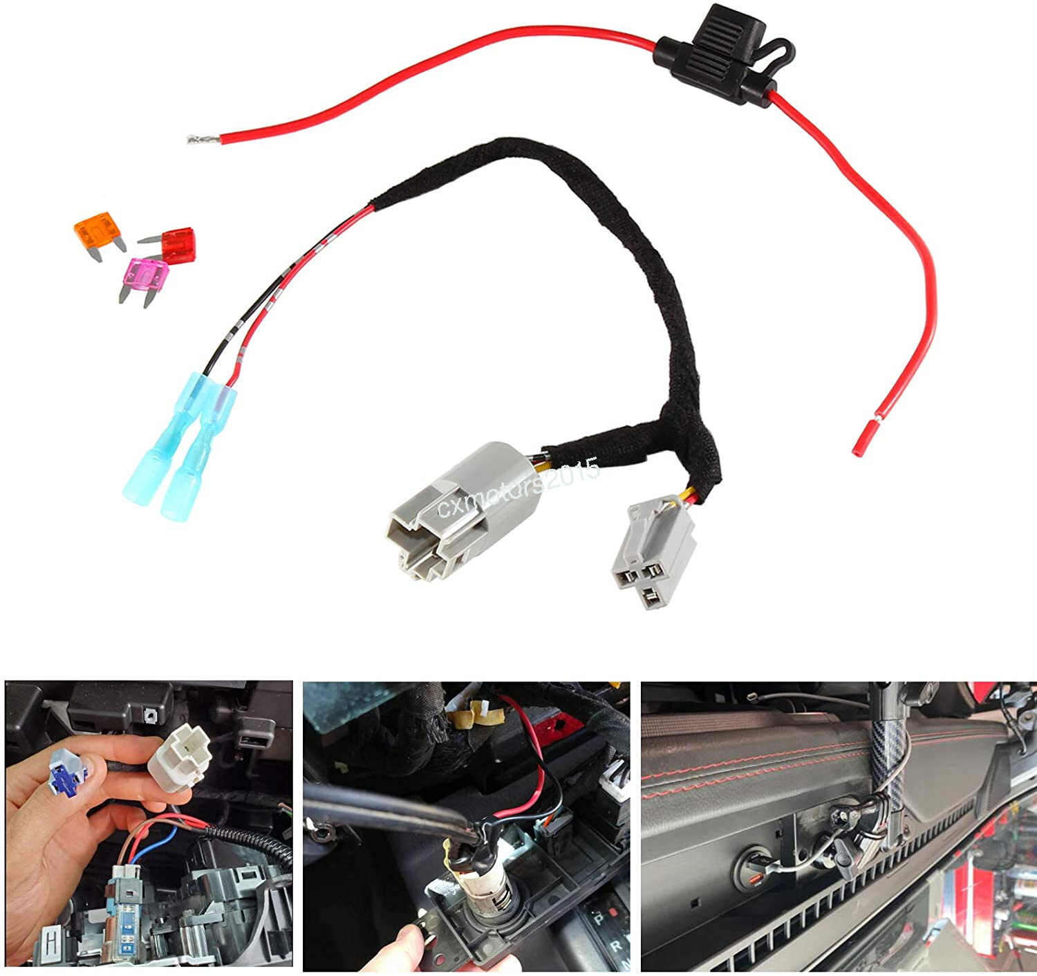 FITS GM CIGAR LIGHTER POWER OUTLET IGNITION 12V POWER WIRE HARNESS ADAPTER