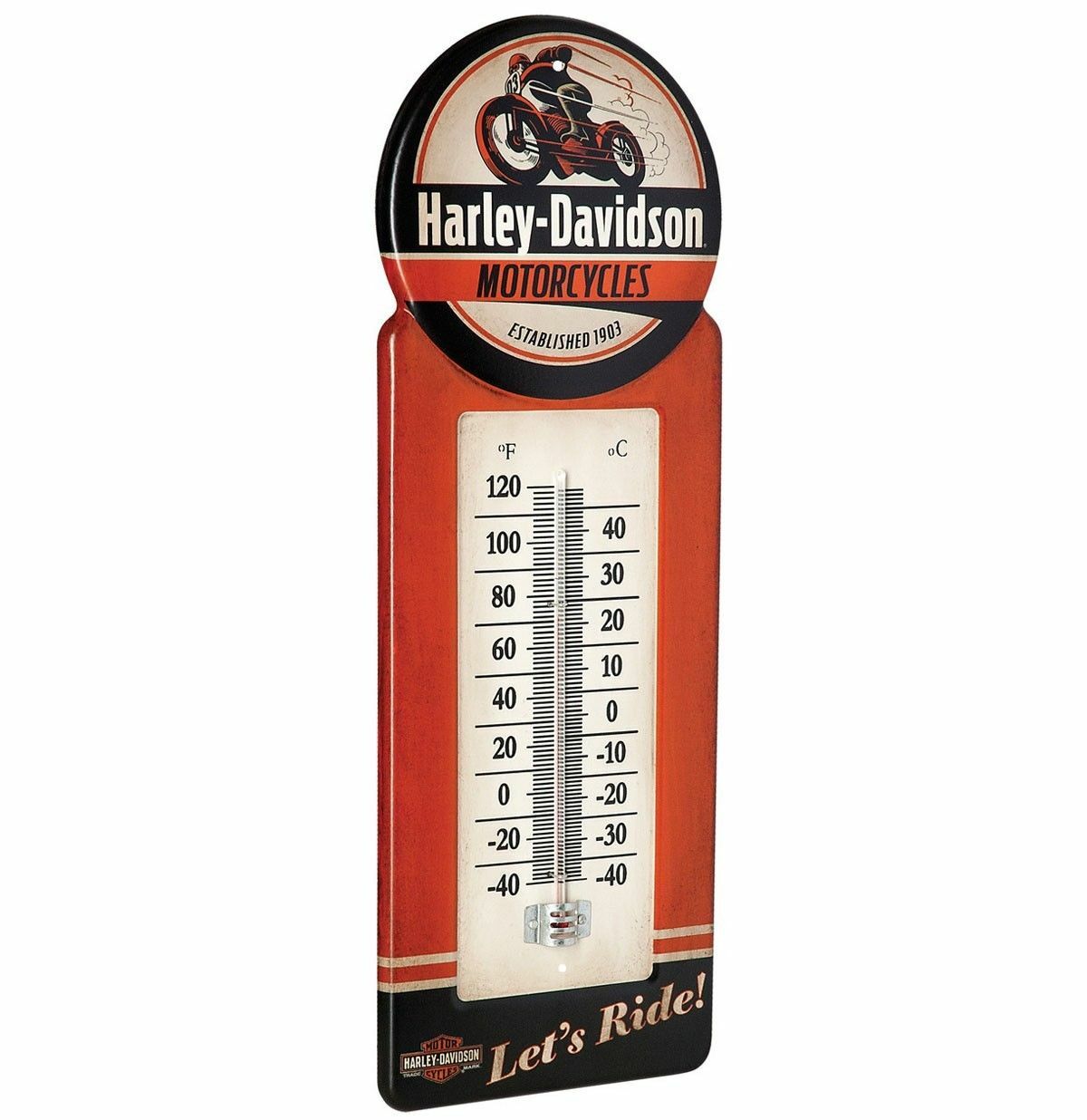 NEW Harley-Davidson  Motorcycles Collectible Tin Outdoor Thermometer - HDL-10098