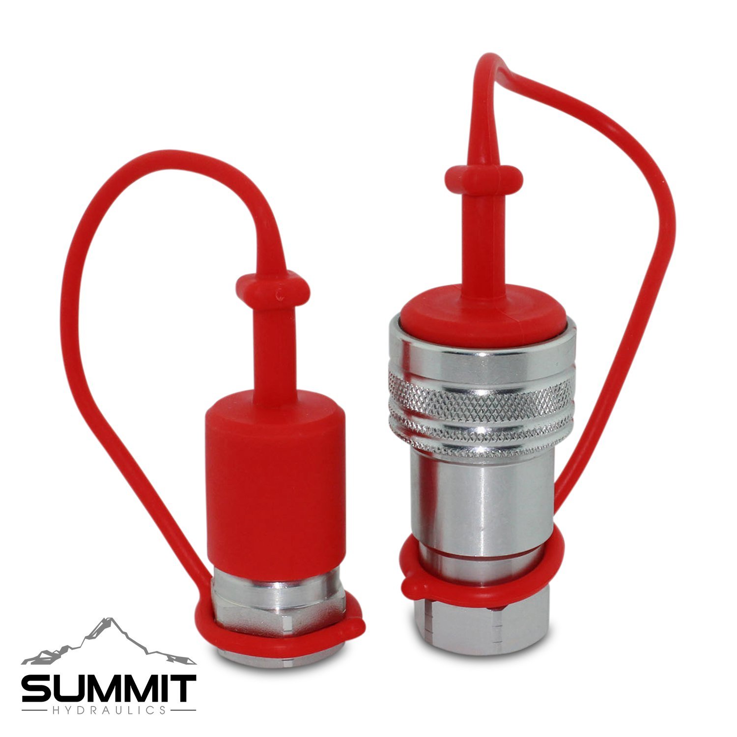 1/2" Ag Hydraulic Quick Connect Couplers Couplings, Poppet Pioneer Style 4 Sets