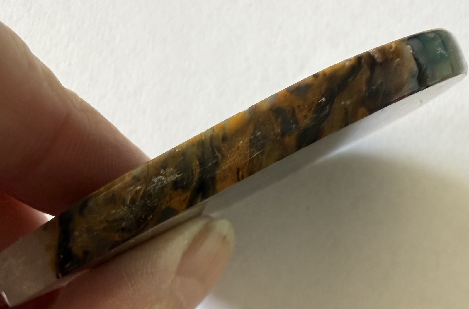 Pietersite Slab, 1 3/4” x 2.75” x .25”, 1.7oz. Polished Front, back & Sides.