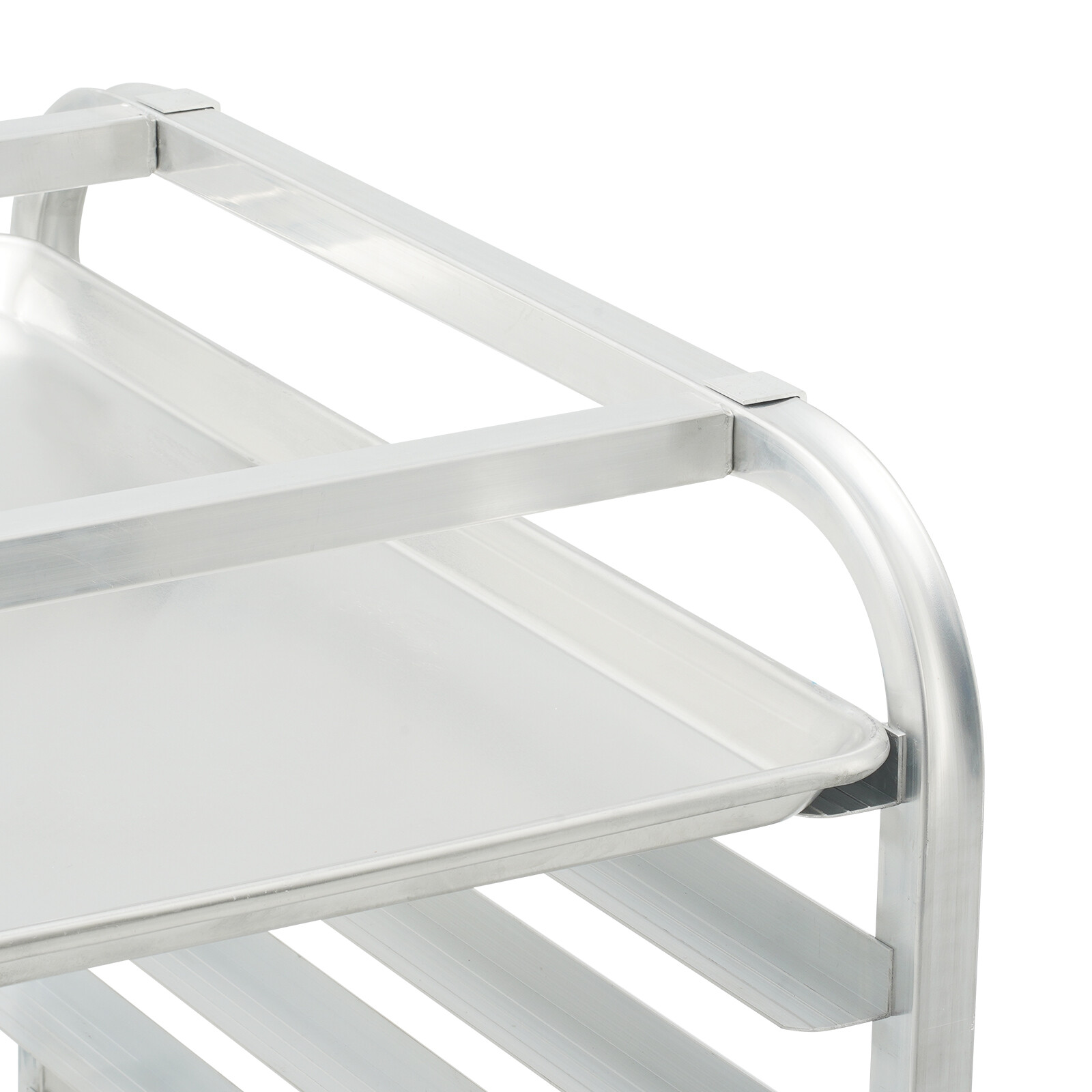 VEVOR 20 Sheet Commercial Bun Pan Rack Kitchen Aluminum Baking Racks Brake Wheel