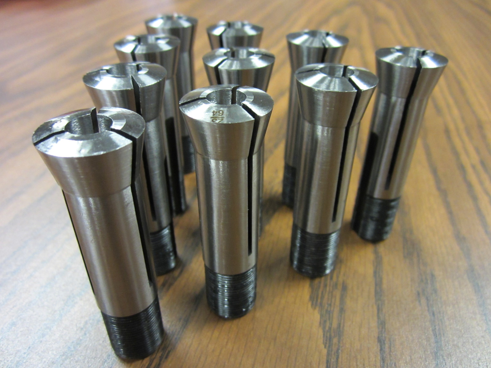 3C COLLETS, PRECISION ROUND COLLET SET--ANY 10 SIZES from our stock #C3---NEW