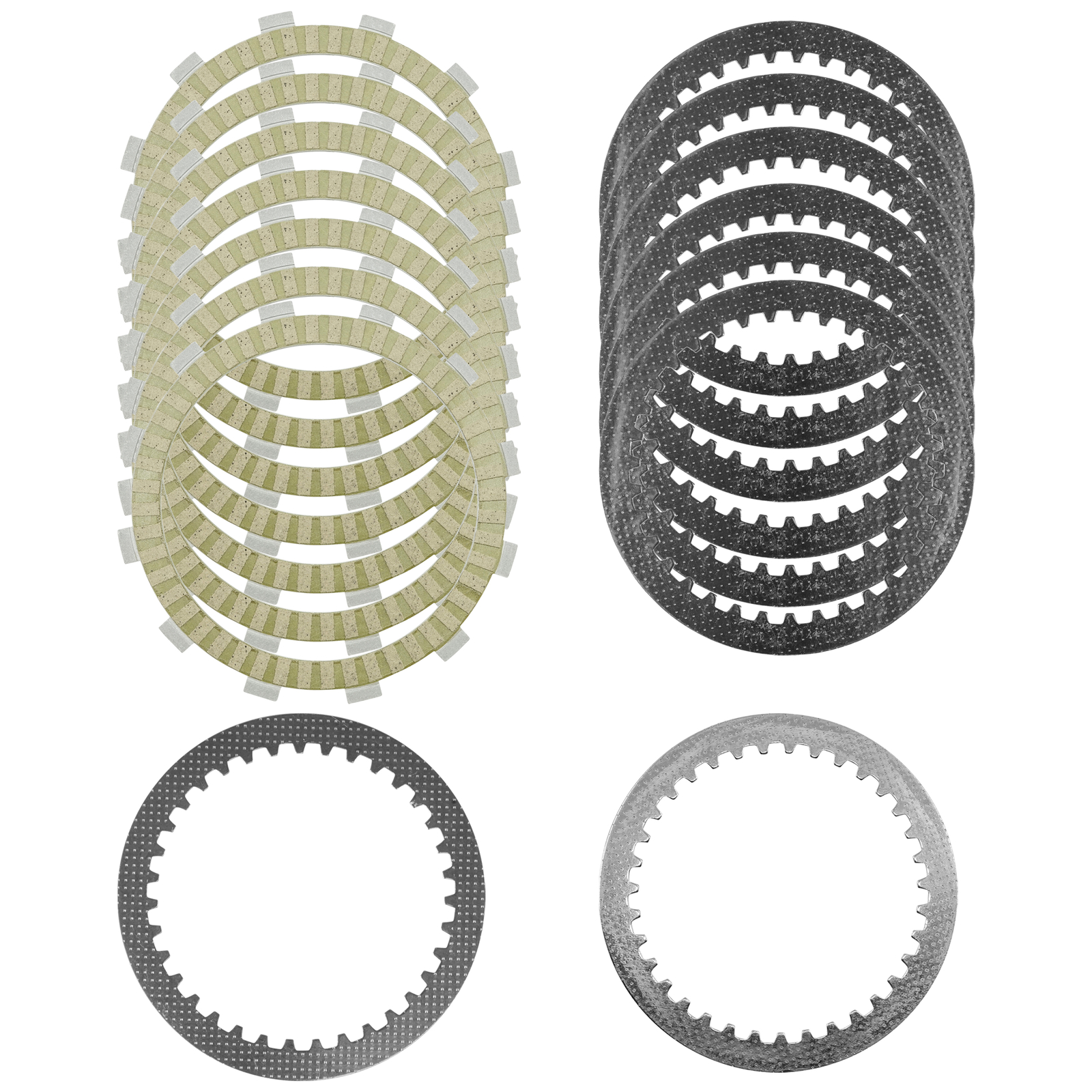 Clutch Friction and Steel Plates Kit for Kawasaki Vulcan 1600 VN1600 2003 - 2008