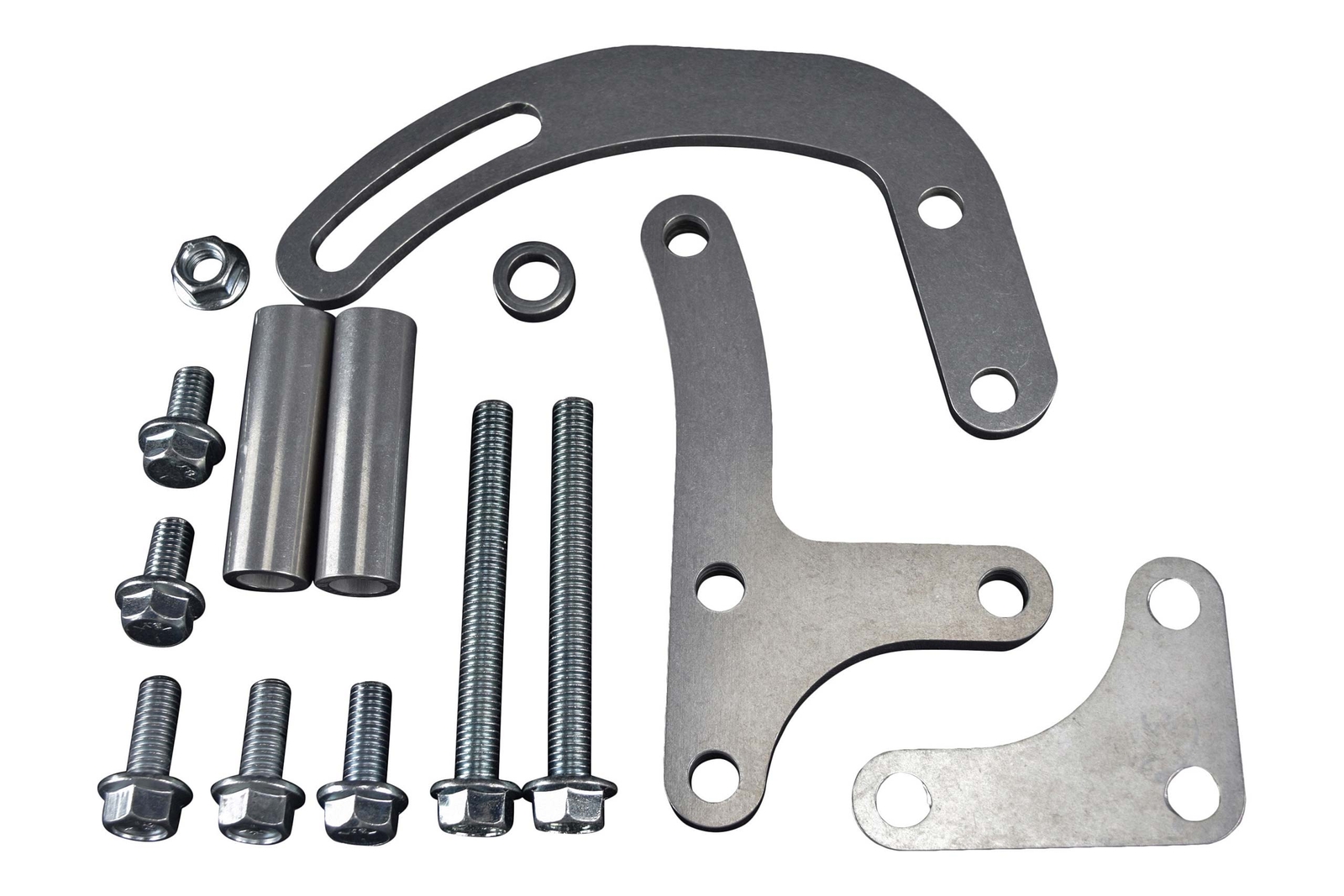 SBC Alternator & Power Steering Pump Accessory Drive Brackets Kit for Electri...
