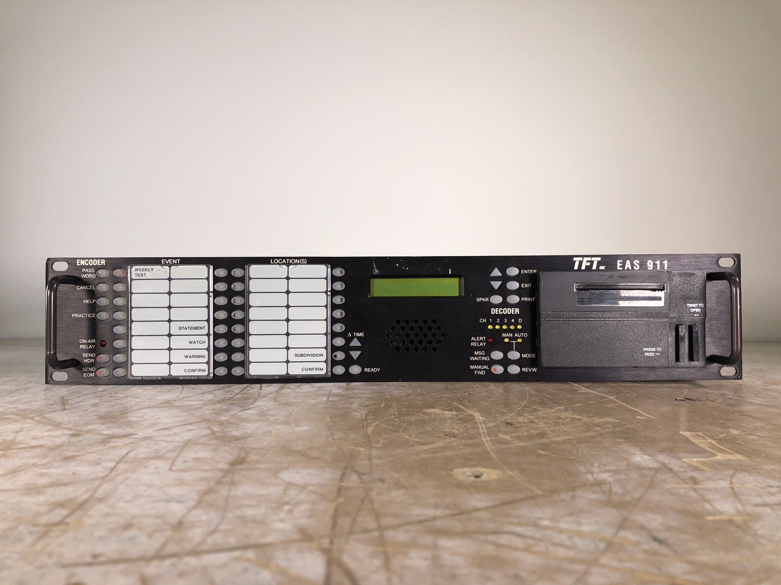 TFT EAS 911 EMERGENCY ALERT SYSTEM ENCODER/DECODER