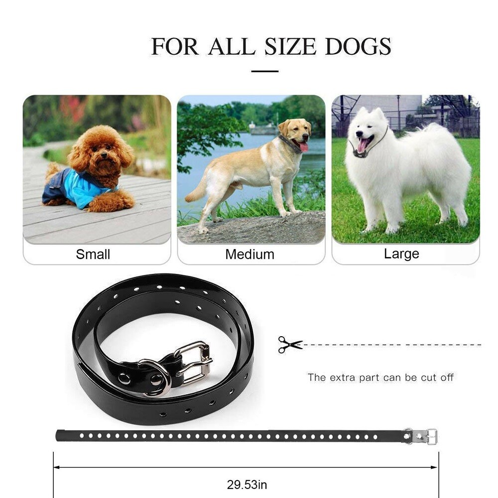 Waterproof Dog Training Electric Collar Rechargeable Remote Control 875 Yards US