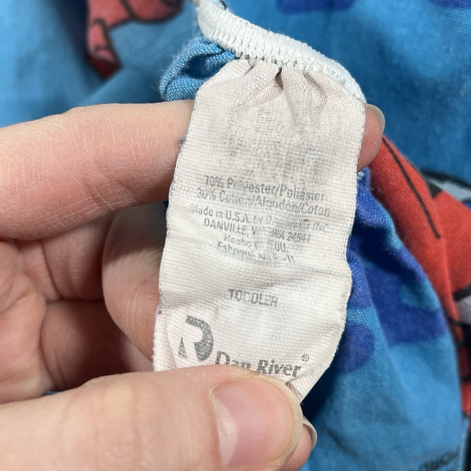 Vintage Clifford Big Red Dog Sheet Toddler Fitted Dan River 2001 Scholastic S1