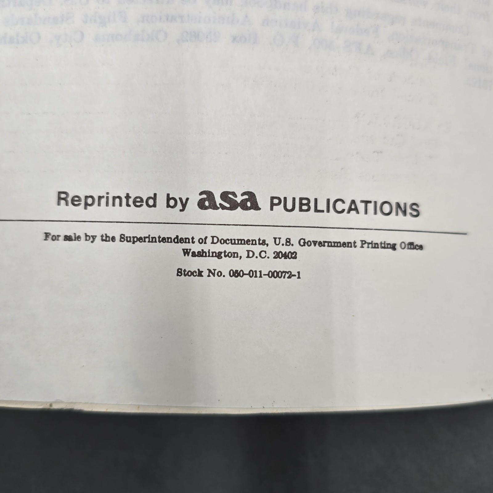 1977 Aviation Instructor’s Handbook FAA AC 60-14 Vintage ASA Reprint