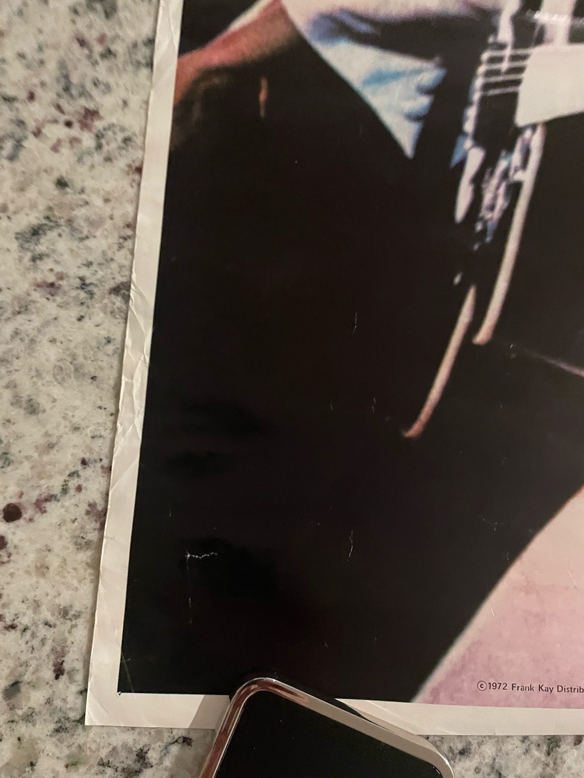 Elvis Poster 1972 Original Rare King of Rock & Roll 23” X 35”