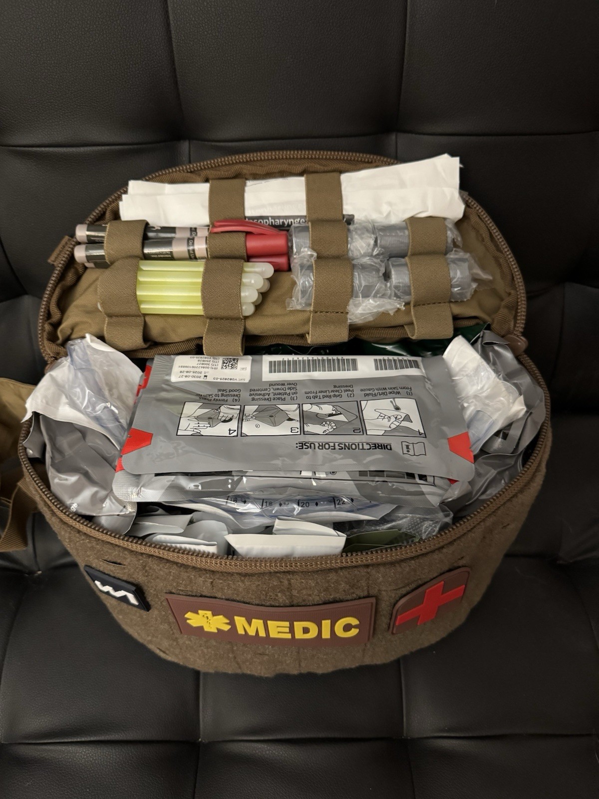 W1 Combat Casualty Squad Rescue Bag (FULLY STOCKED And UNEXPIRED)