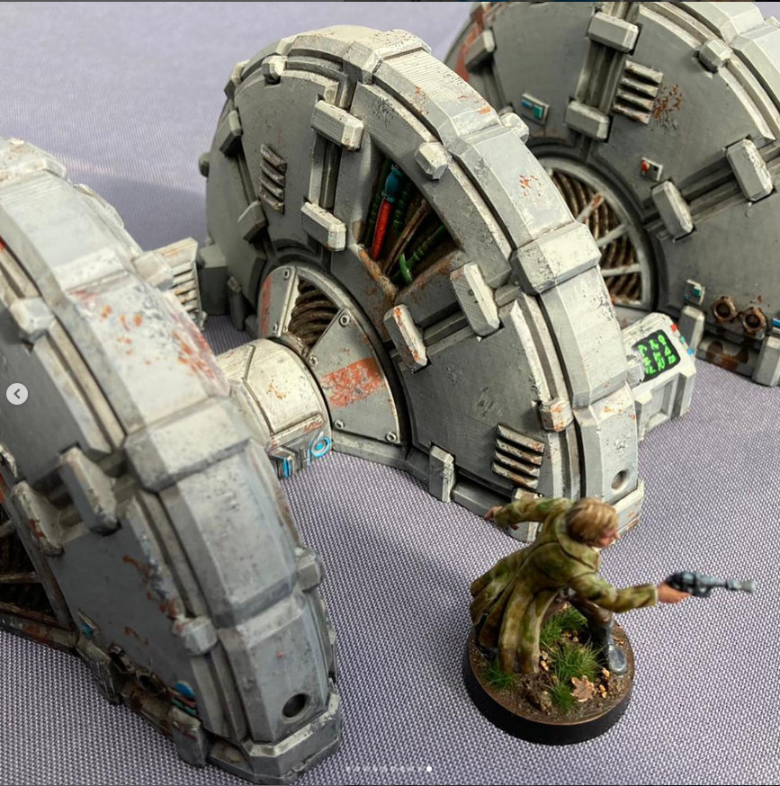 Generators for 28mm Legion Sci-fi Tabletop Terrain