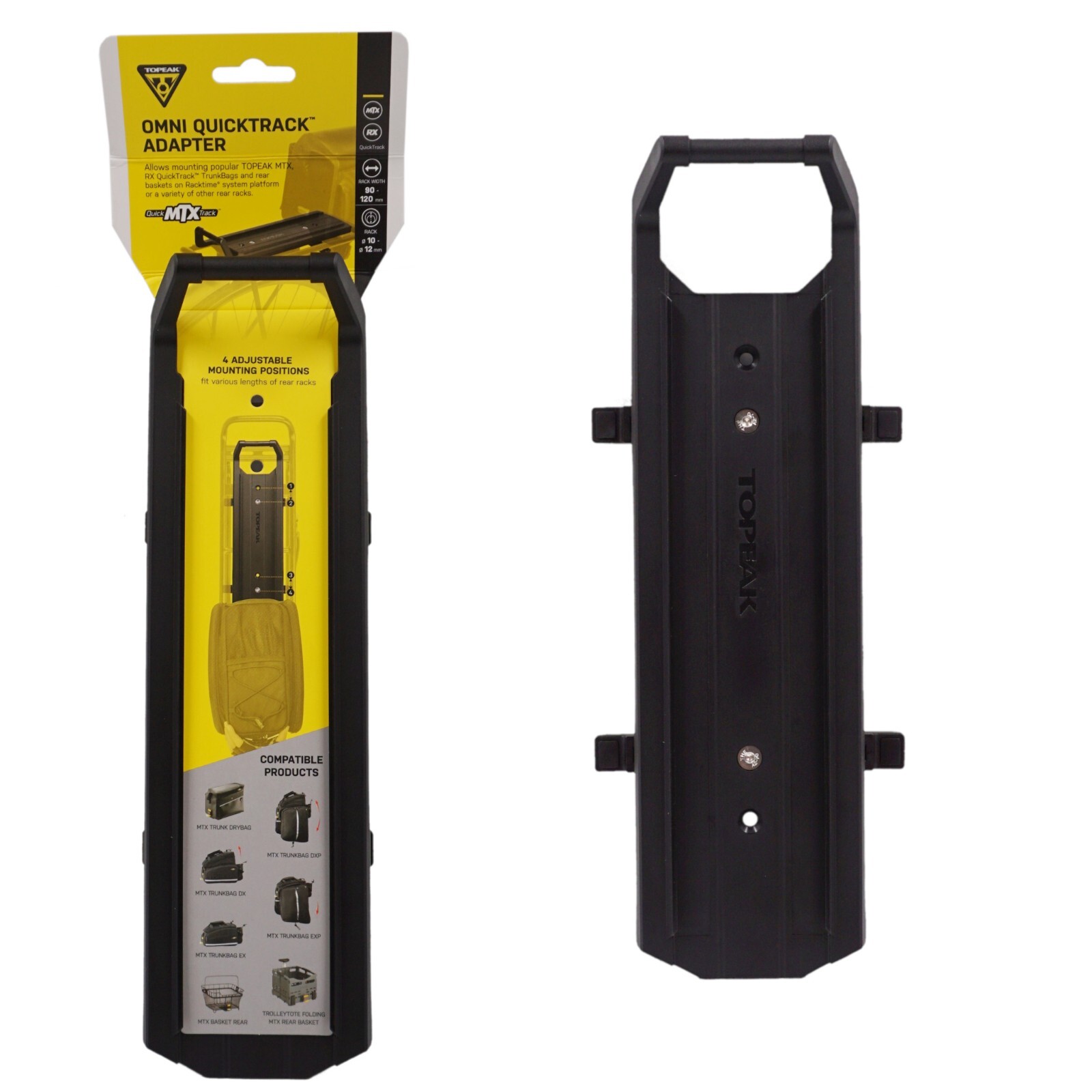 Topeak TA2406 OMNI Quick Track Adapter for MTX trunk packs bags & baskets