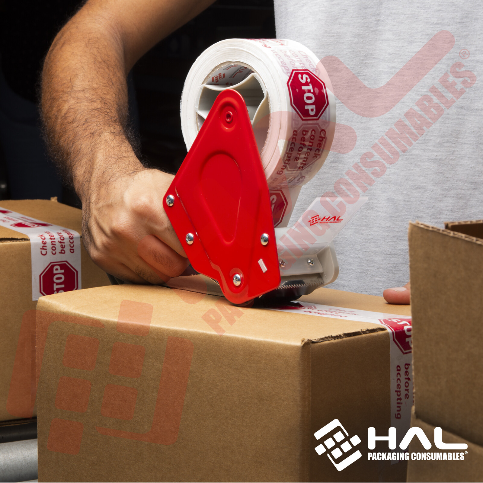 2" Tape Dispenser Tape Gun Grip Heavy Duty Packaging by HAL