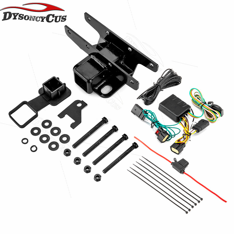 Trailer Tow Hitch For Jeep Wrangler JL 18-21 22 23 24 25 w/ Wiring Harness Kit
