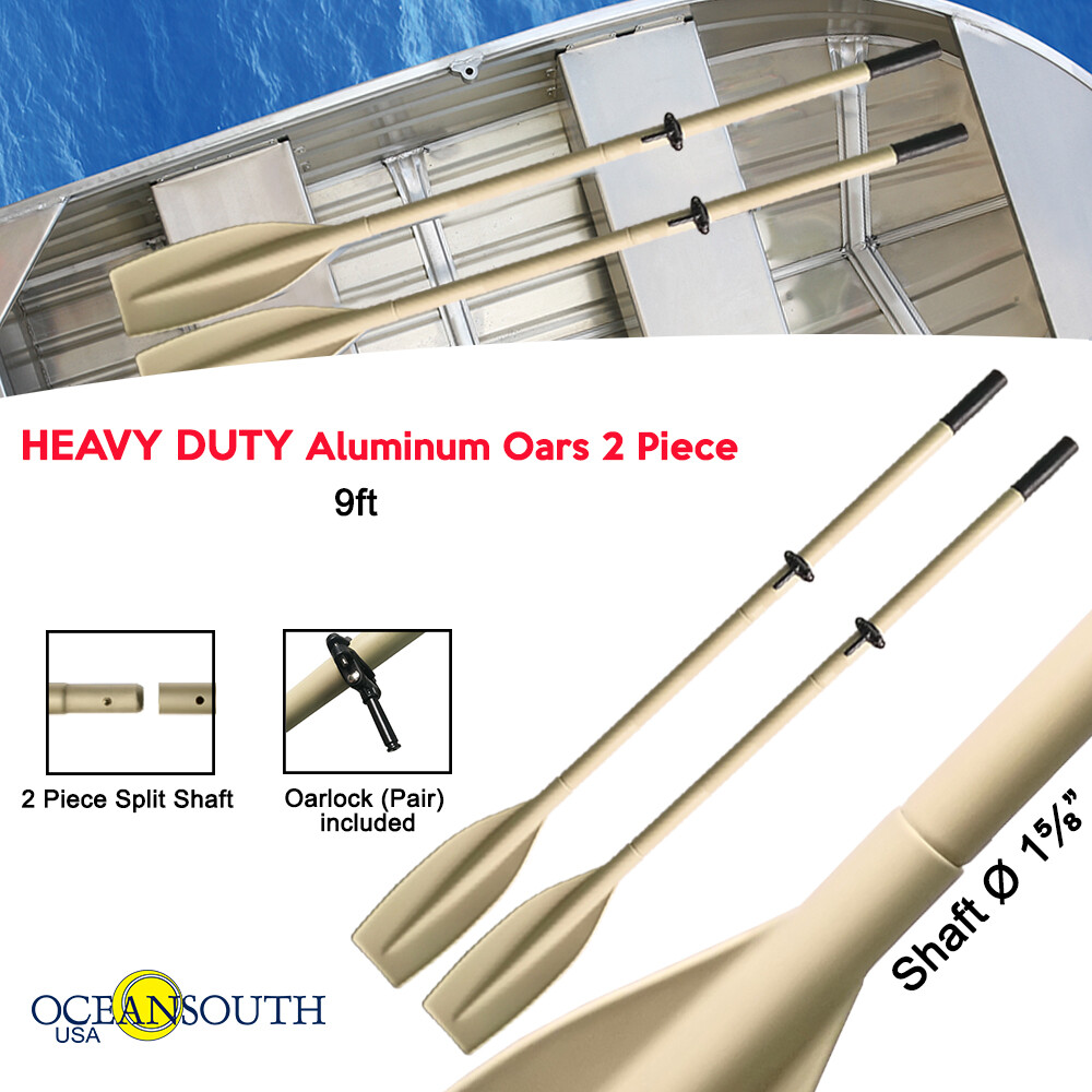 Oceansouth Heavy Duty Aluminium Oars (Split Shaft) Length 9'