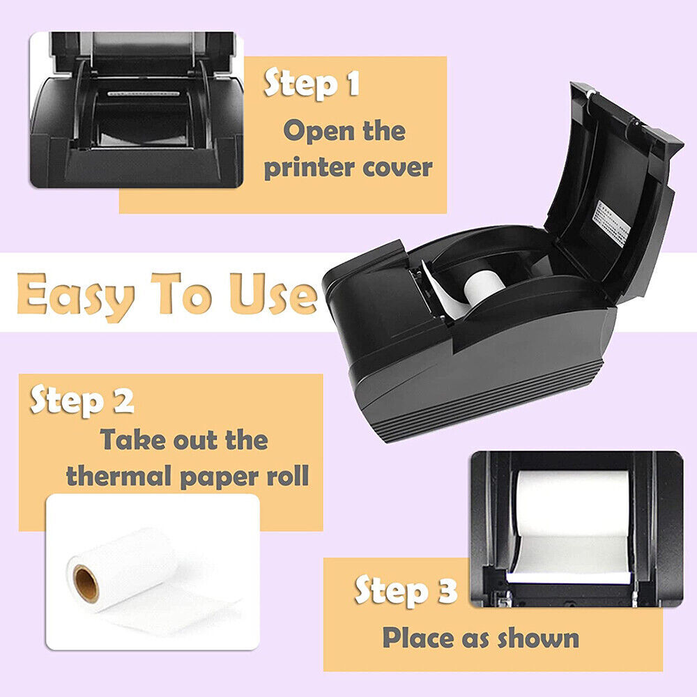 2-1/4" x 50' Thermal Credit Card Cash Register POS Receipt Paper 5 - 500 Rolls