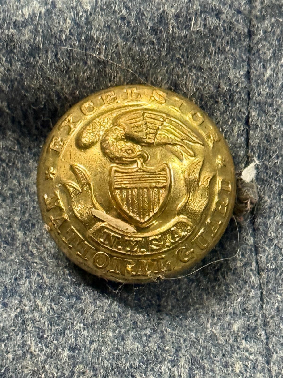 Id’d Lydecker, K Indian Wars National Guard Co. H 7th Regt. Frock Coat Jacket