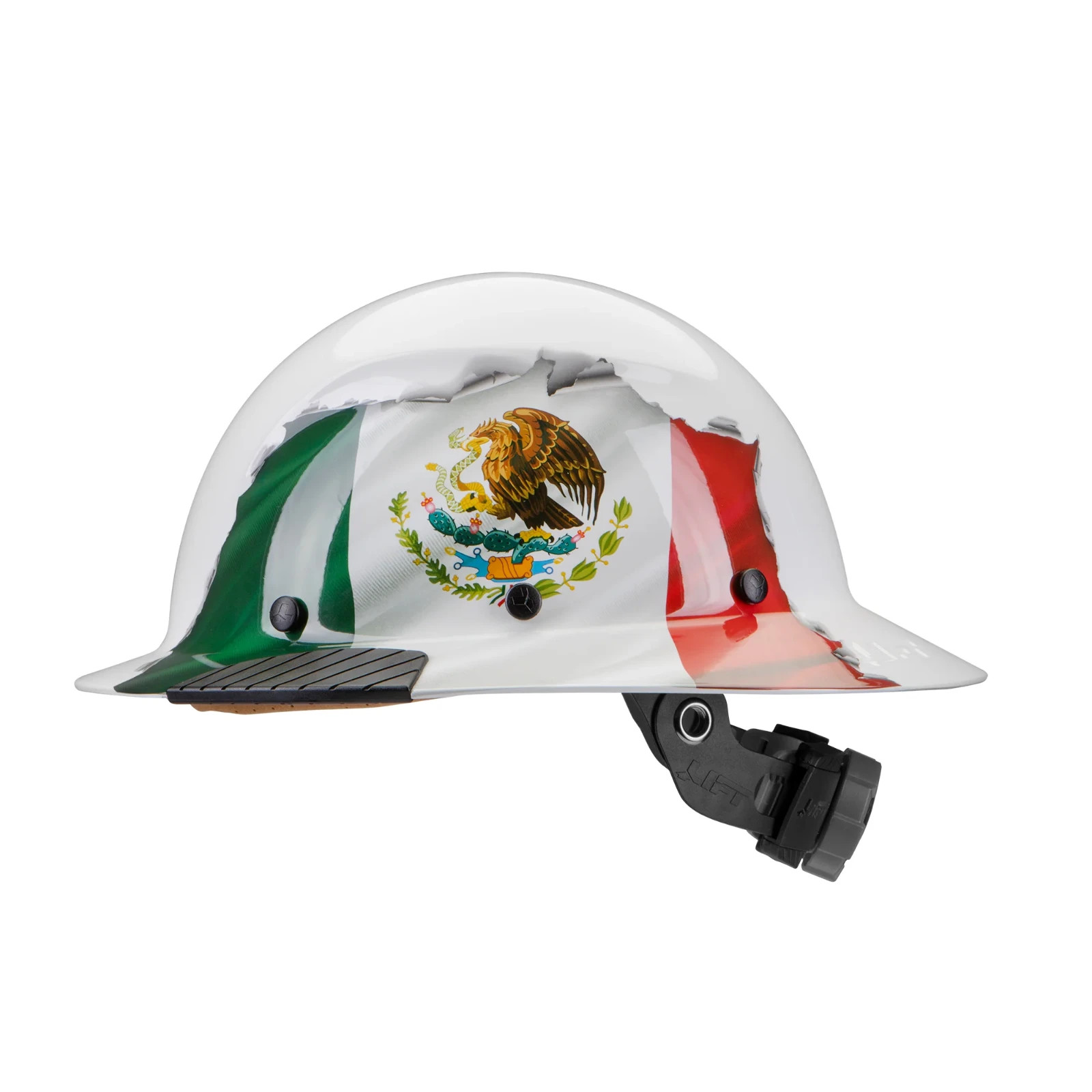 LIFT Safety DAX Mexican Flag Full Brim Hard Hat
