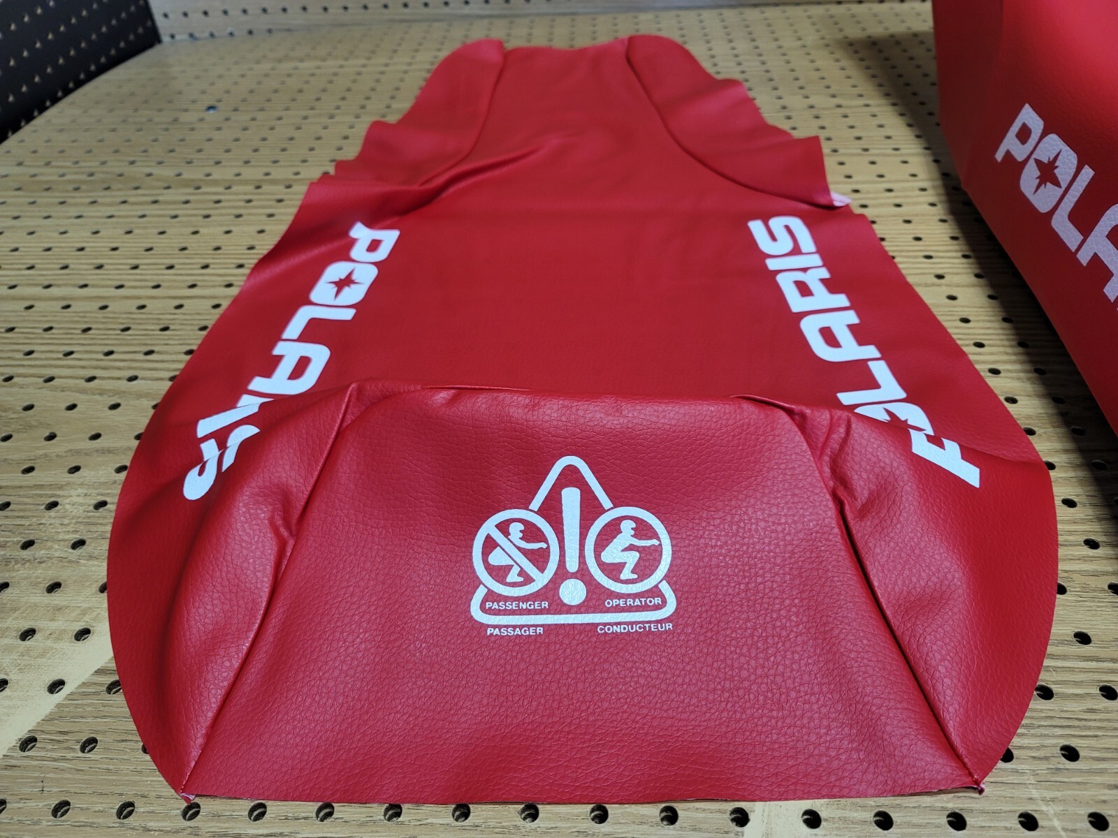 POLARIS SCRAMBLER 250 400 500 SEAT COVER 1995 TO 2003 (red) [P*-34]