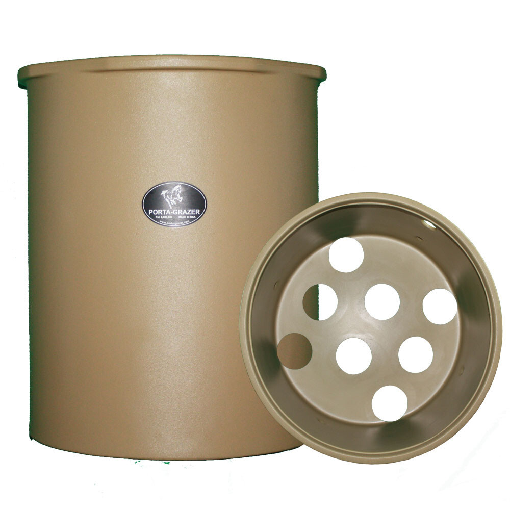 Porta-Grazer  Free Standing Corner Feeder, Slow Hay Horse Feeder