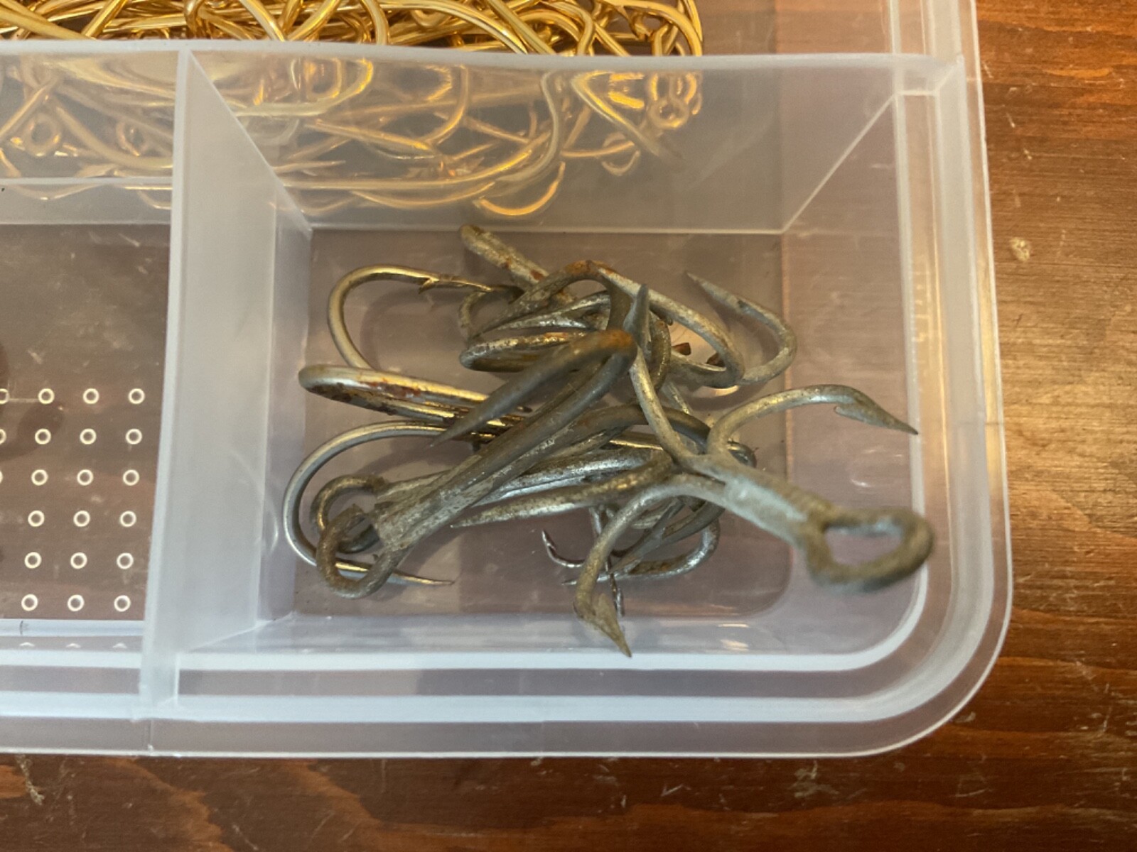 Lot Of Miscellaneous Fishing Hooks With Case