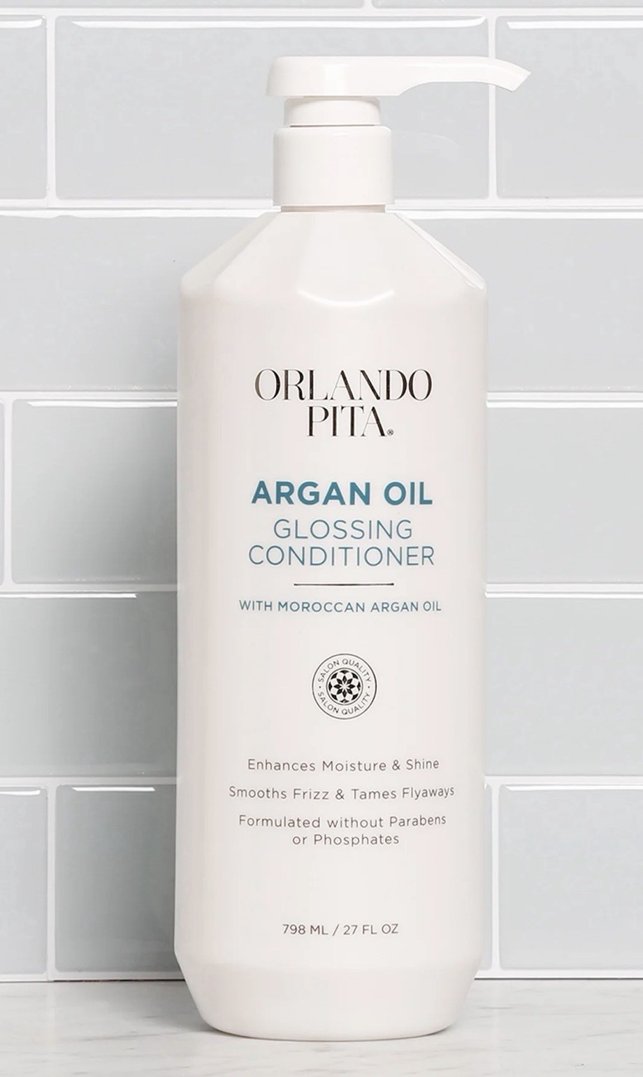 ORLANDO PITA MOROCCAN ARGAN OIL GLOSSING CONDITIONER 27 OZ MOISTURE & SHINE
