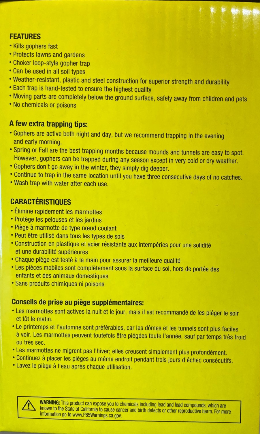 4 PACK Victor Black Box Gopher Trap