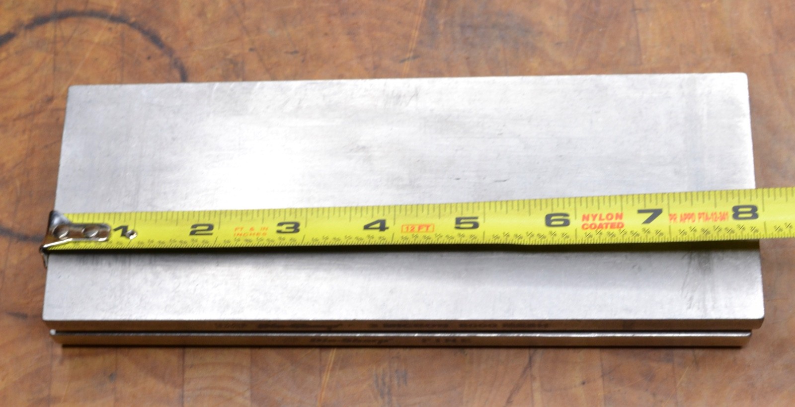 Lot of 2 DMT Dia-Sharp Bench Diamond Stone Fine & 3 Micron 8000 MESH Light Use