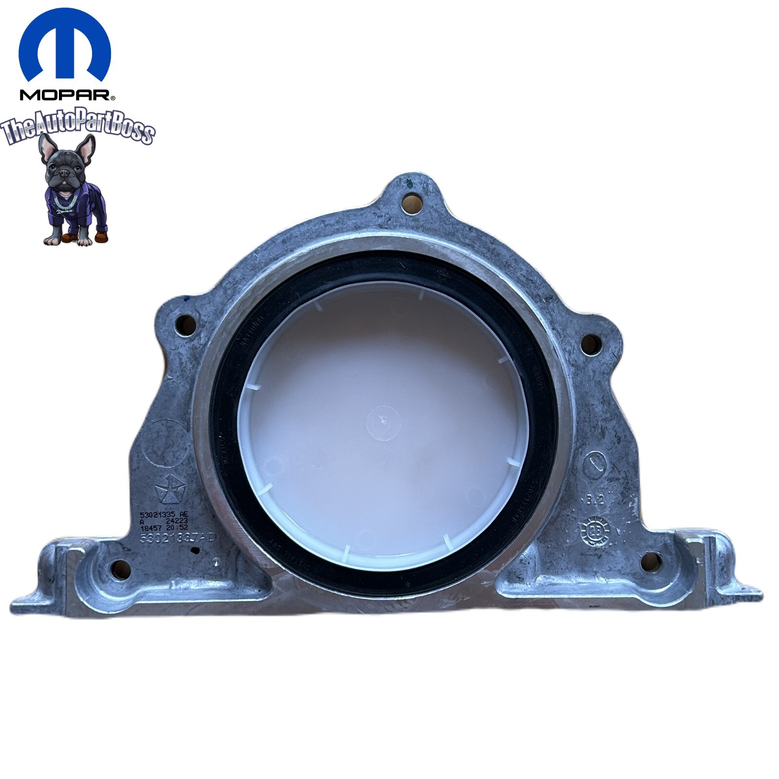 03-24 HEMI Crankshaft Rear Oil Seal Retainer Genuine Mopar 53021335AE