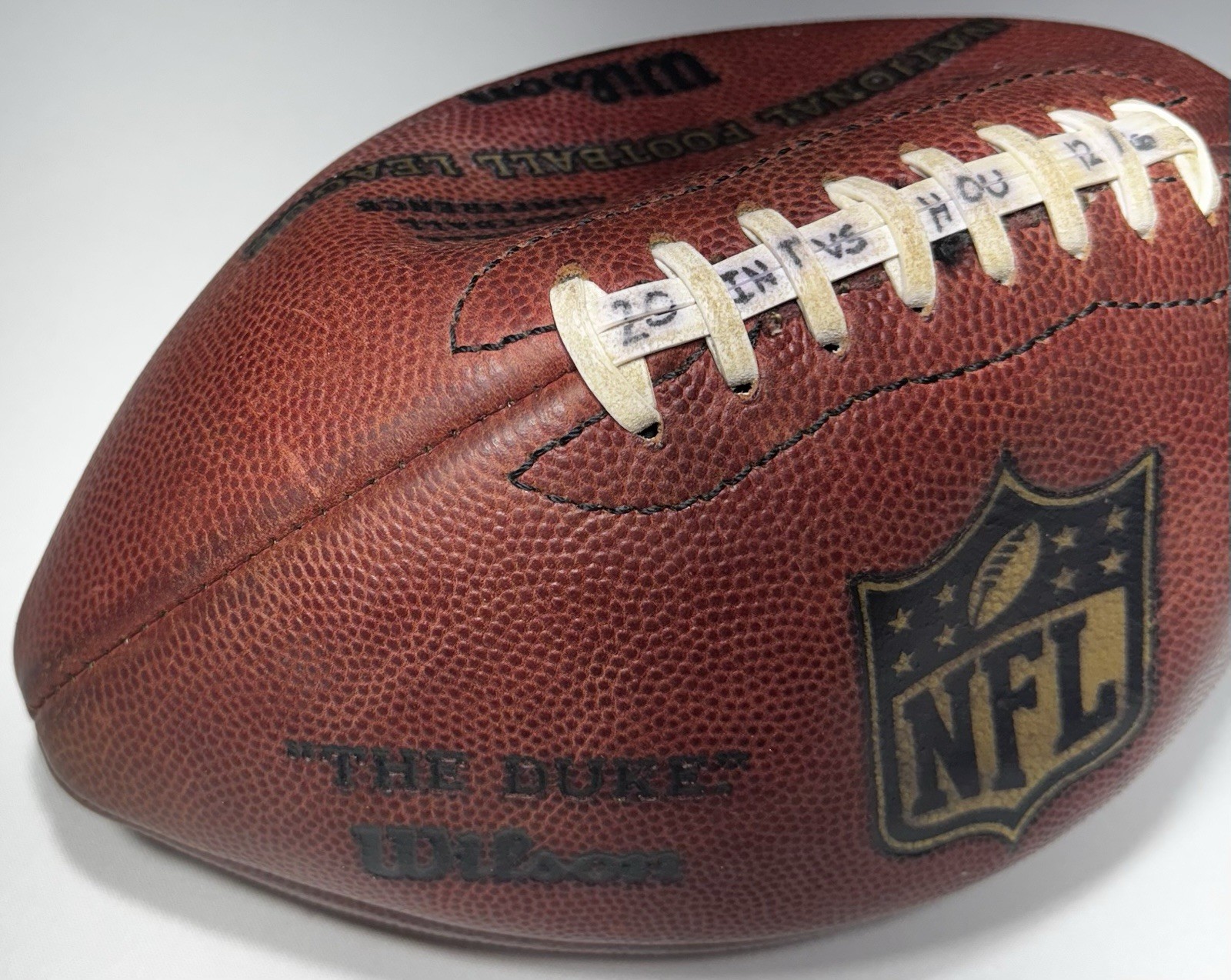 Jaguars Anthony Smith Game Used Career INT #6 12/6/2009 vs Houston Texans