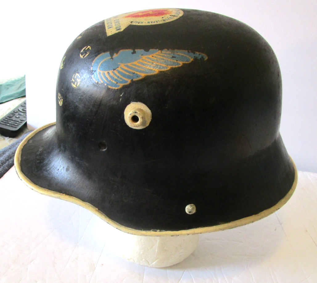 WW2 25th Infantry Souvenir Geman Helmet