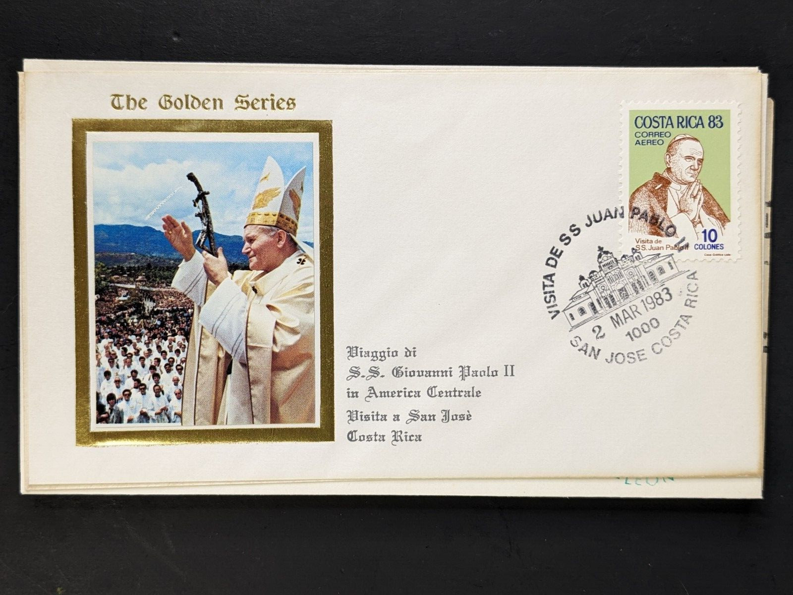 Pope John Paul II, The Golden Series Central America, 17 Covers Plus Stamps