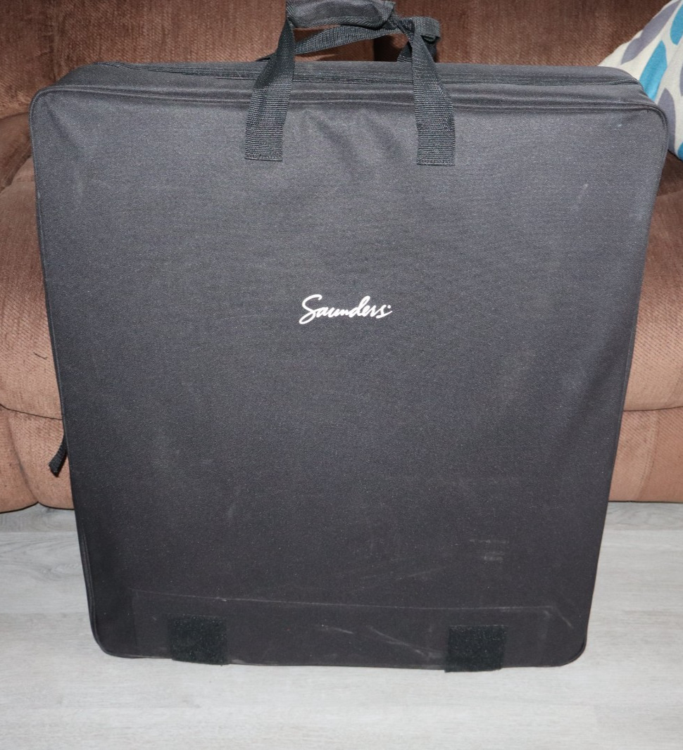 Saunder Portable Lumbar Traction Device w/Hand Pump in Case Free Shipping