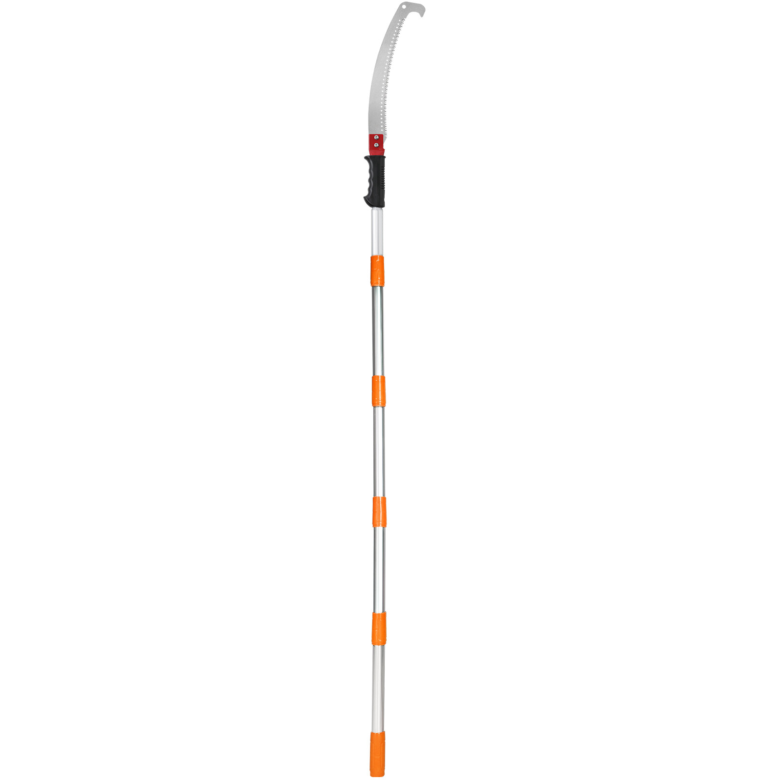VEVOR Manual Pole Saw Extendable Tree Pruner 4.6-9.8 ft Aluminum Alloy Pole