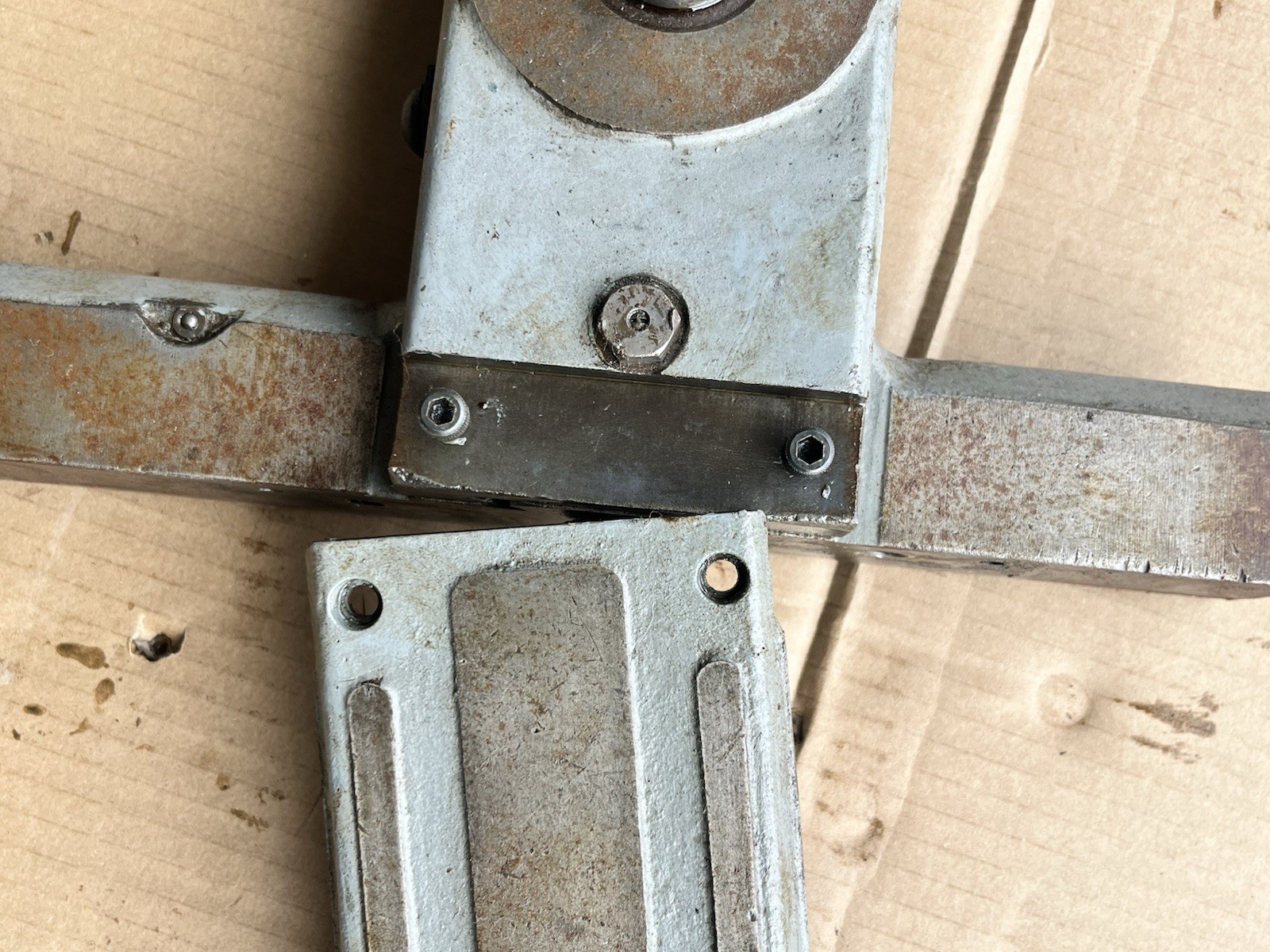 Sheldon 10” Lathe Saddle & Taper Attachment PARTS - NOT COMPLETE SEE PHOTOS