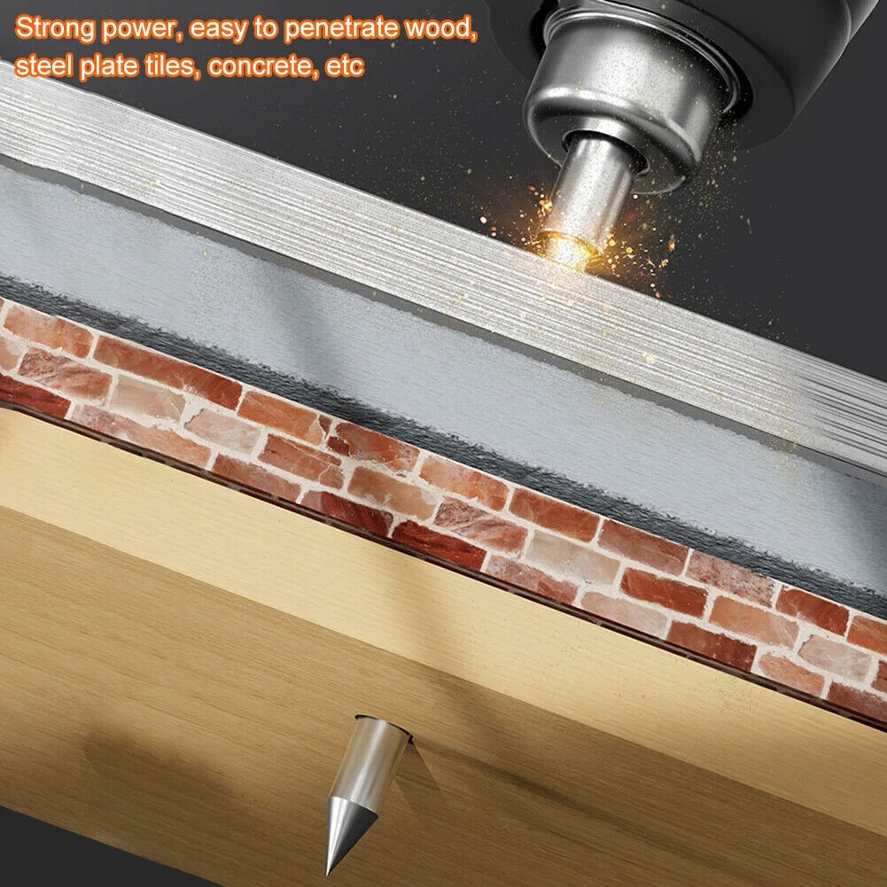 Concrete Nail Gun Kit 50 Pcs Nails Manual Steel Nail Gun Wall Fastening Tool Set