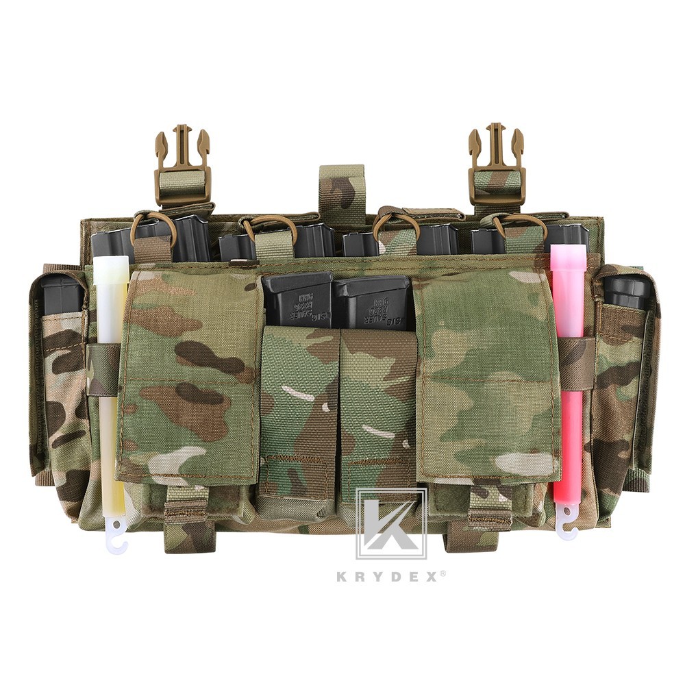 KRYDEX Tactical MF IV Placard Magazine Pouch Front Panel for Vest MC Camo
