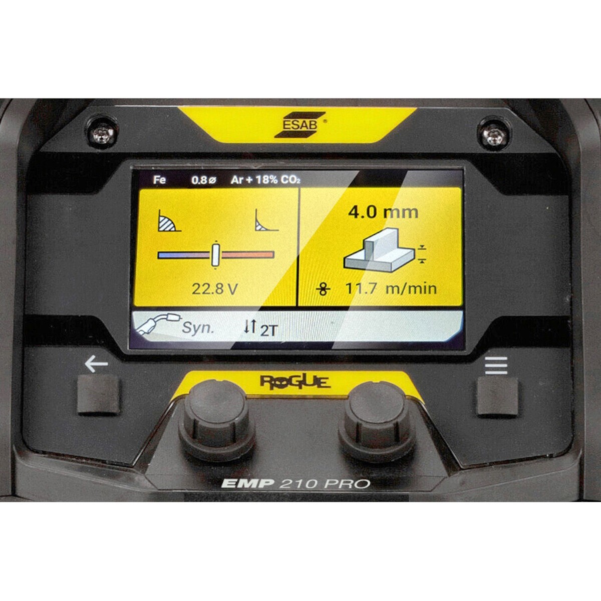 Damaged ESAB Rogue EMP PRO 210 Multi Process Welder (0700301085)