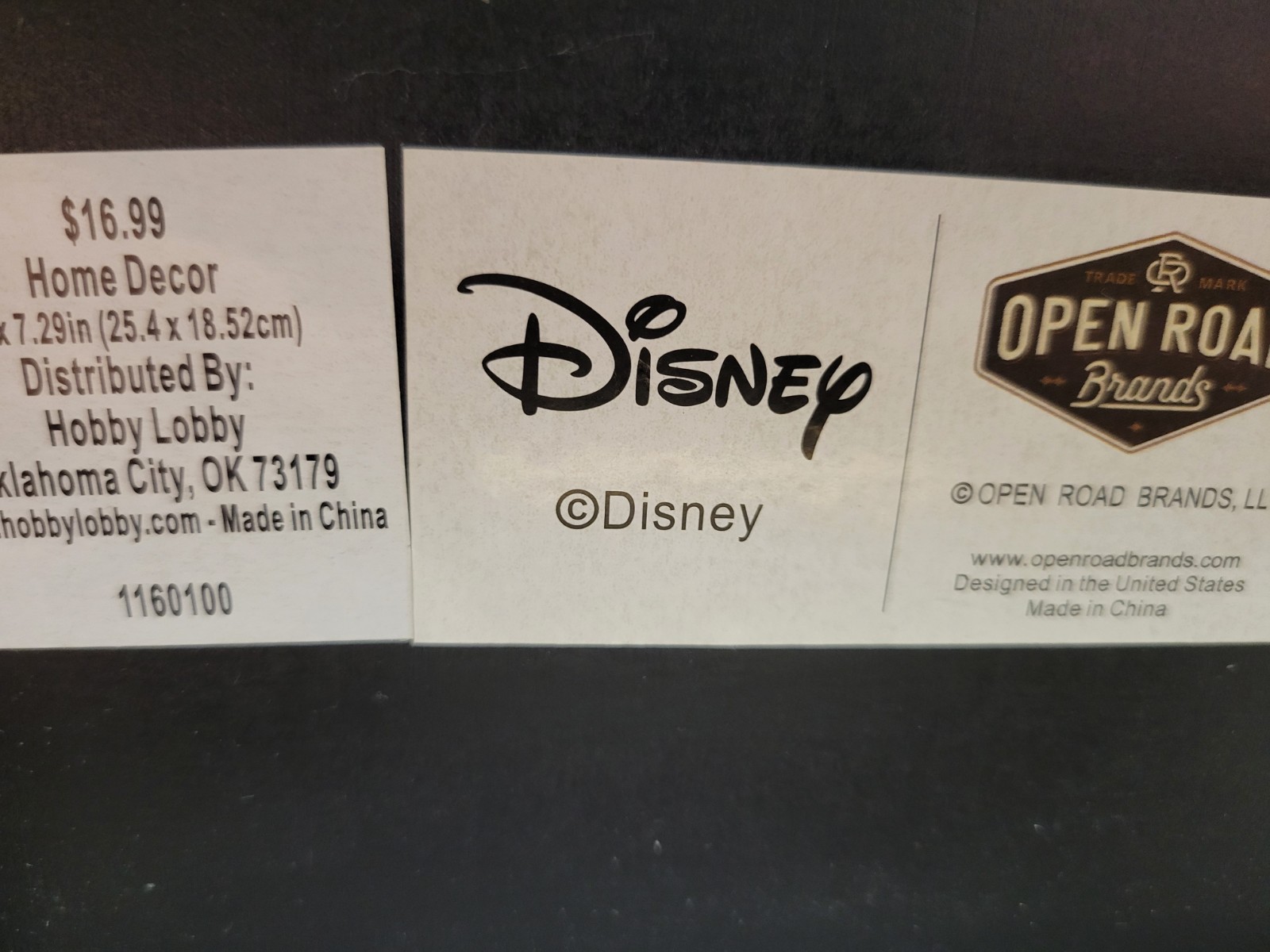 Walt Disney Quote All Our Dreams Can Come True…Mickey Framed Wood Wall Décor