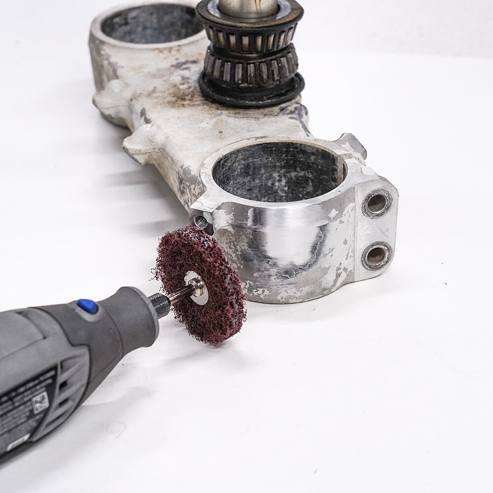 Mini Cleaning Wheels 180 400 Grit | Die Grinder Dremel Scotch Pad Polishing