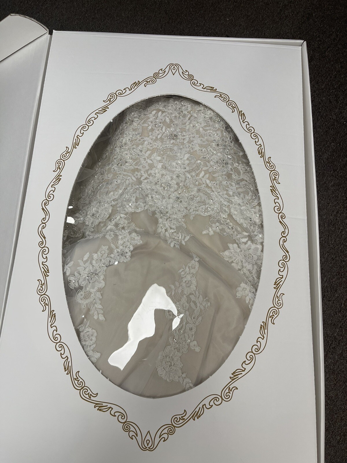 David Tutera Bridal Wedding Dress Sz 18 Crystals beading, simply amazing Ivory