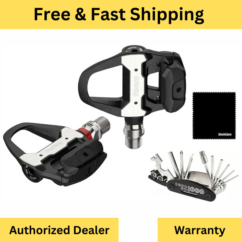 Favero Assioma PRO RS-1 | Single-Sided Road Power Meter Pedals + Tool Kit