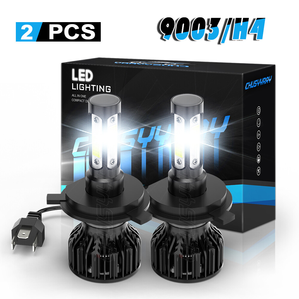 For Polaris XC 600: 1996-2003 Snowmobile 2870448; LED Headlight SUPER bulbs US