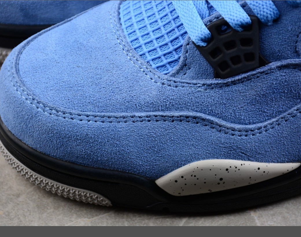US Siez 7-12 Jordan 4 Retro "University Blue" Basketball Shoes for Men's Shoes.