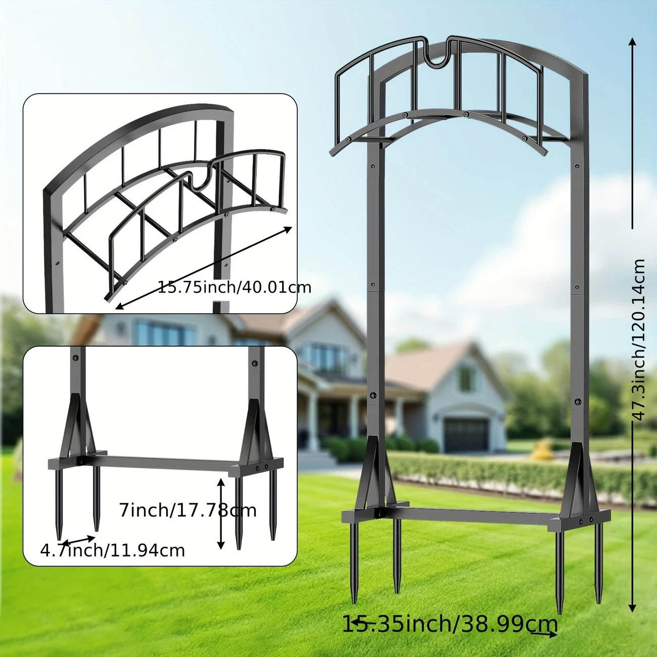 Garden Hose Holder - Upgraded Water Hose Holder Holds 151-feet Hose, Heavy Duty