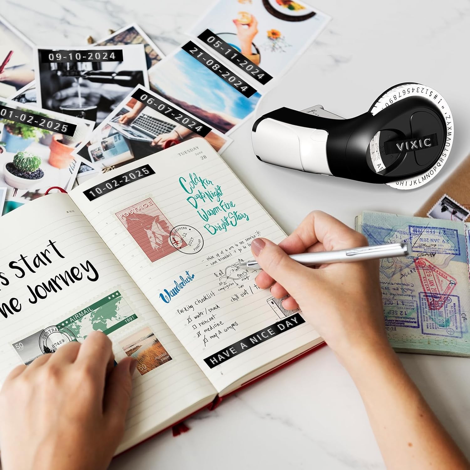 DYMO Embossing Label Maker with 5 DYMO Label Tapes | Organizer Xpress, Pro Label